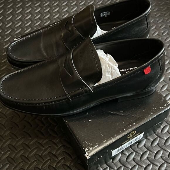 Marc Joseph NY Men's Size 13 Lexington Slip On Loafers Black Napa Leather - Picture 2 of 15